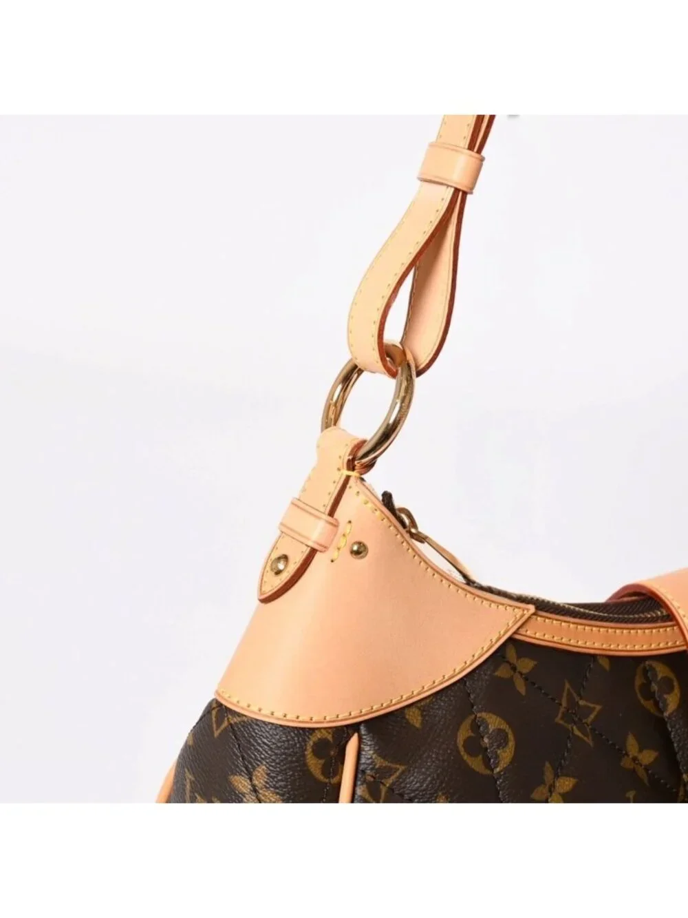 Louis Vuitton Monogram City Bag GM Bag Gold